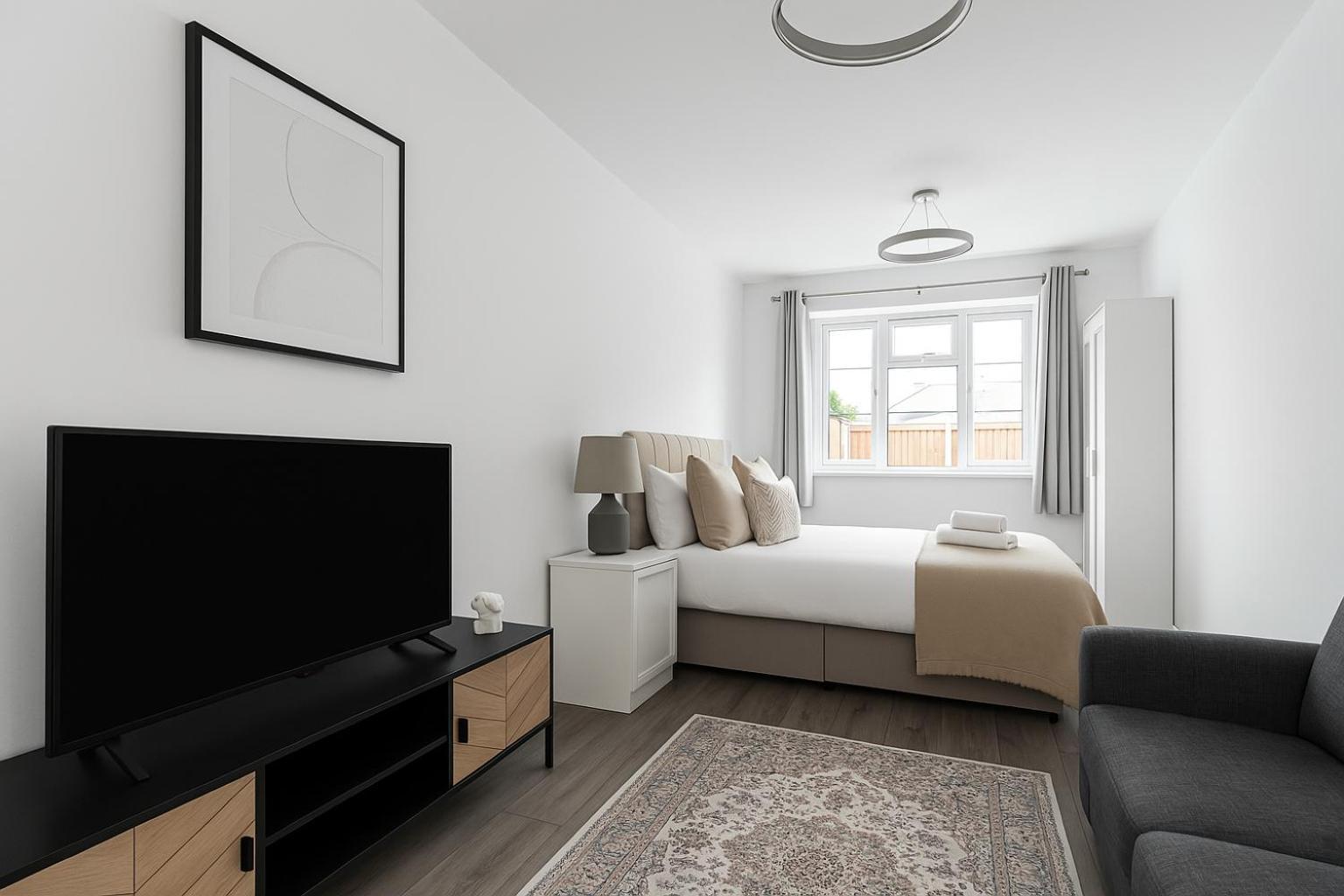 Bright Private Rooms - Peaceful Morden Location London Bagian luar foto